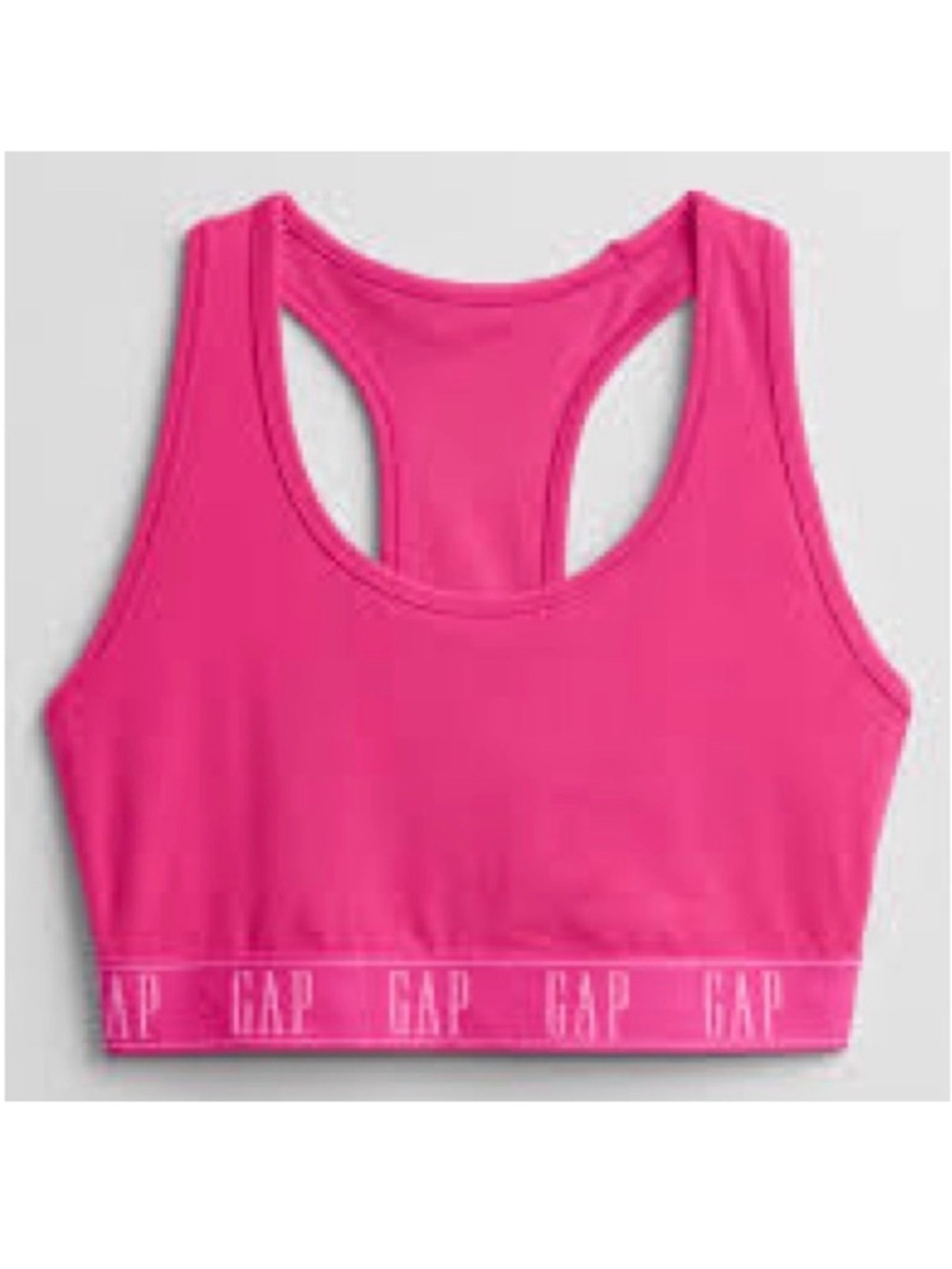 GAP GapFit PowerMove T-Back Sports Bra Fuchsia Pink Size S